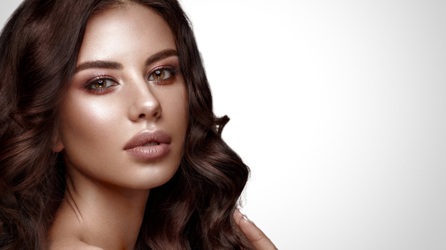 Beautiful woman with flawless skin.